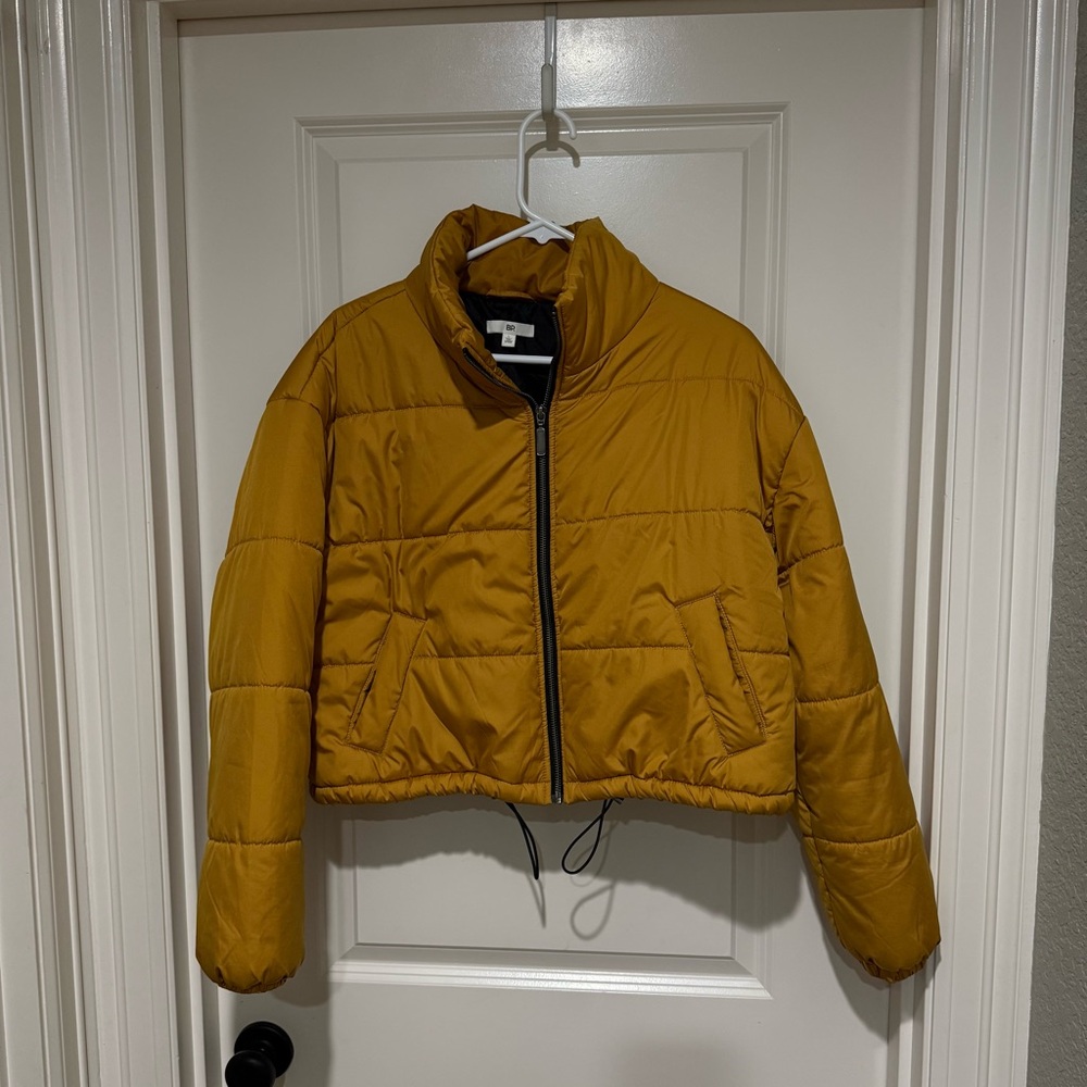 Mustard Yellow Puffer Jacket